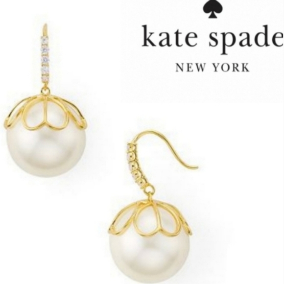 kate spade pearlette drop earrings